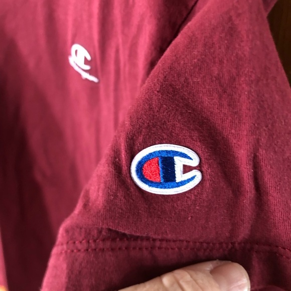 CHAMPION Burgundy Tee - Picture 3 of 9